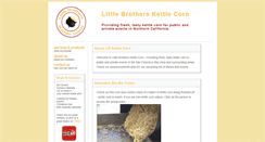Desktop Screenshot of lbkettlecorn.com